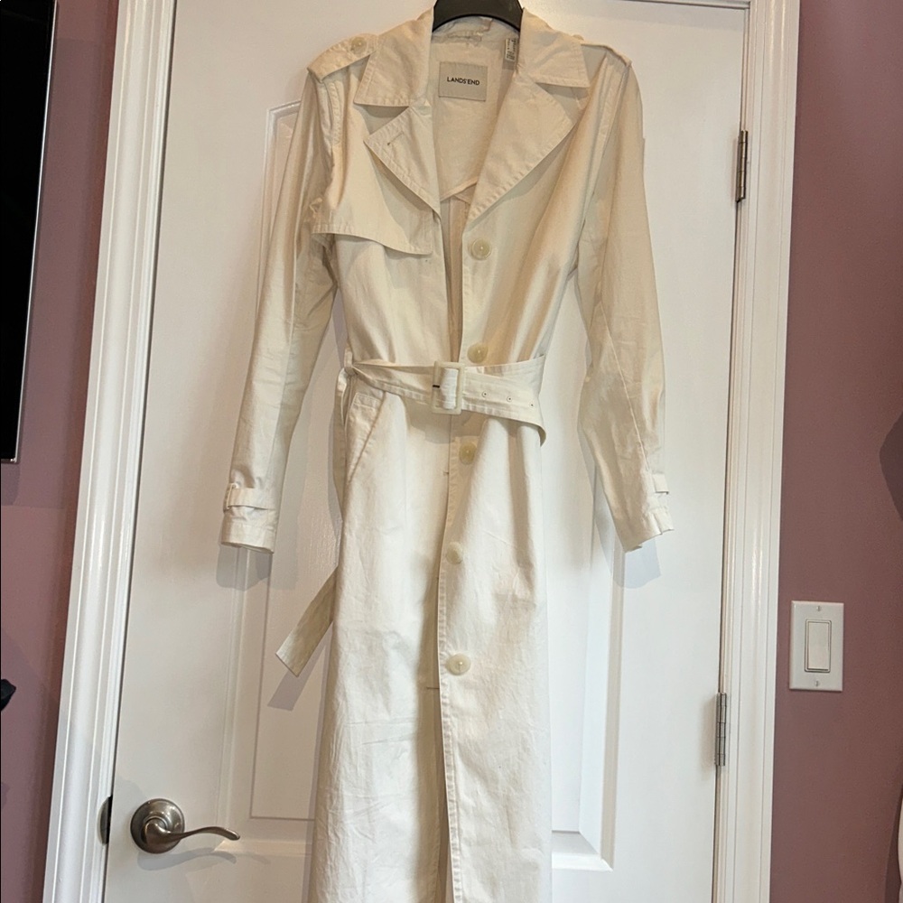 Lands’ End belted trench coat